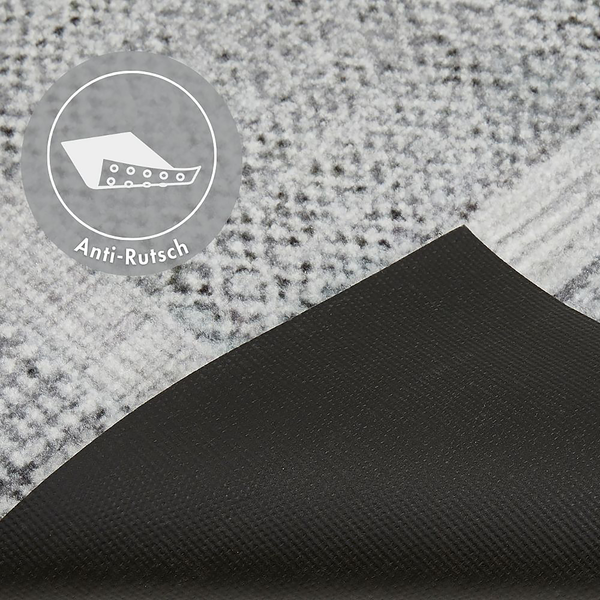 Fußmatte  Square - Polyamid - Silber - 39 x 58 cm