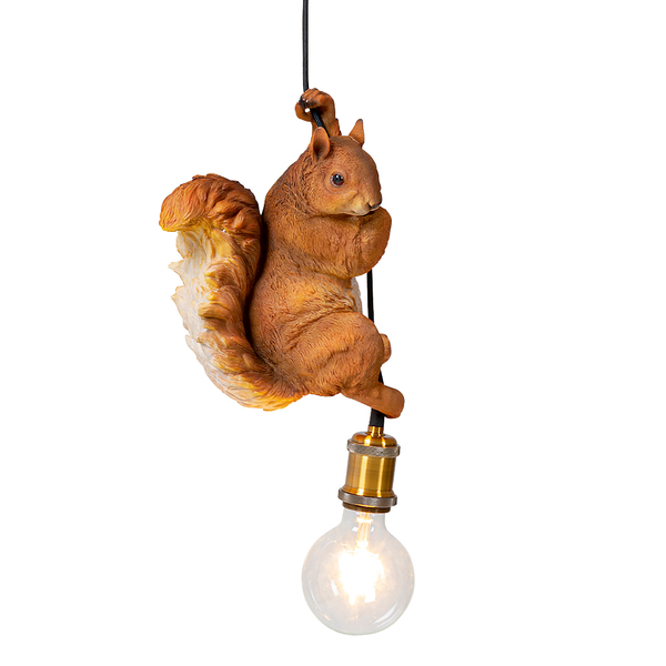 Pendelleuchte Squirrel - Polyresin / Polycarbonat - 1-flammig