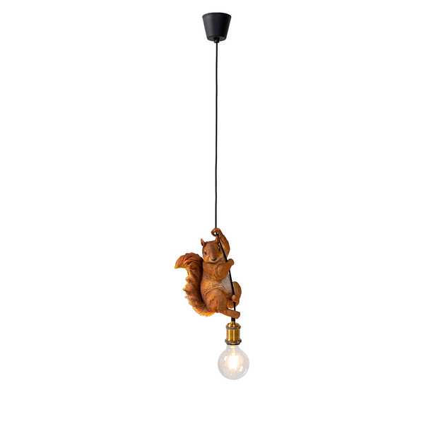 Pendelleuchte Squirrel - Polyresin / Polycarbonat - 1-flammig