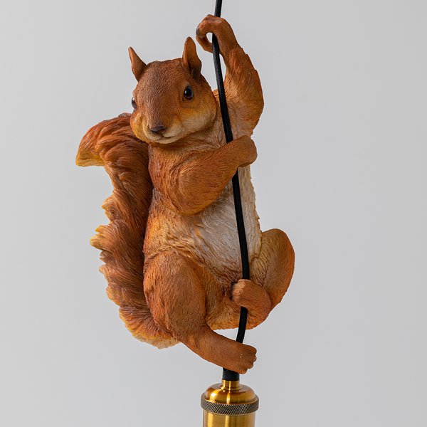 Pendelleuchte Squirrel - Polyresin / Polycarbonat - 1-flammig