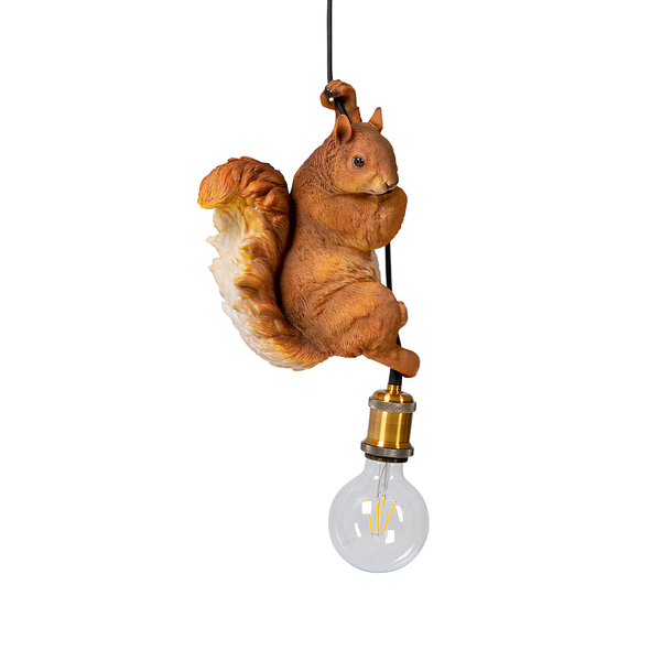 Pendelleuchte Squirrel - Polyresin / Polycarbonat - 1-flammig