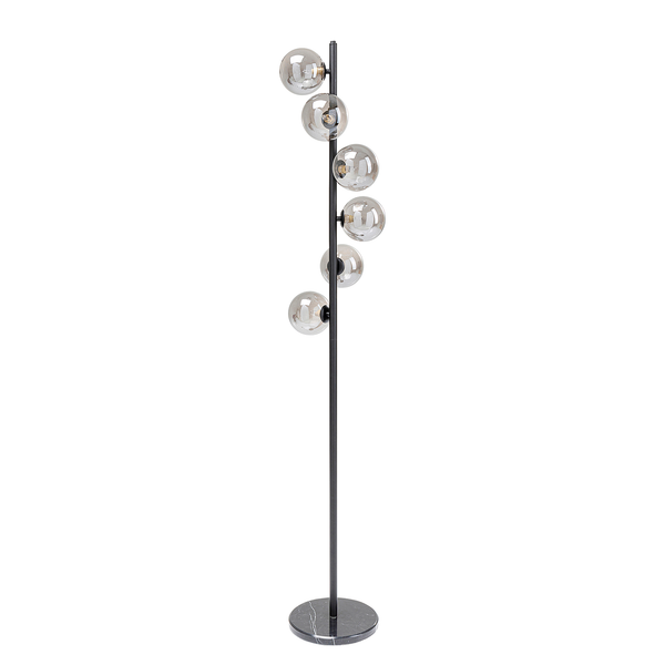 Stehleuchte Scala Balls II - Glas / Stahl - 6-flammig