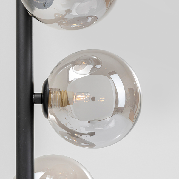 Stehleuchte Scala Balls II - Glas / Stahl - 6-flammig