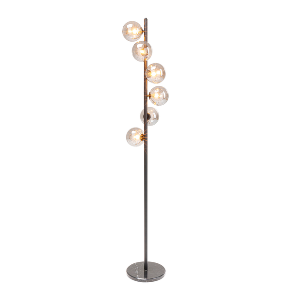 Stehleuchte Scala Balls II - Glas / Stahl - 6-flammig