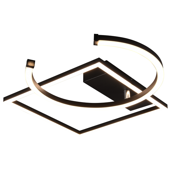 LED-Deckenleuchte Pivot III - Polyacryl / Eisen - 1-flammig