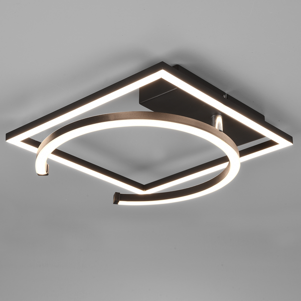 LED-Deckenleuchte Pivot III - Polyacryl / Eisen - 1-flammig