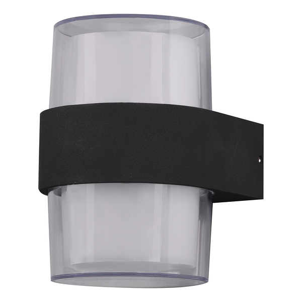 LED-Wandleuchte Molina I - Polyacryl / Aluminium - 2-flammig