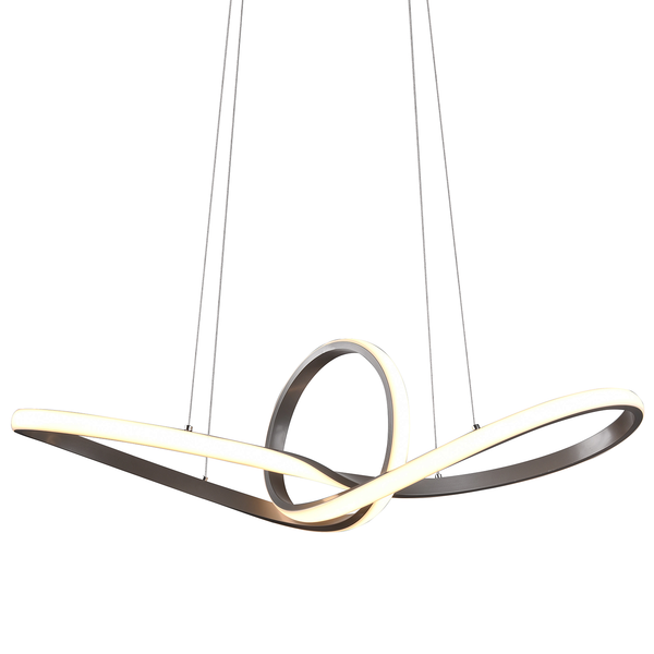 LED-Pendelleuchte Sansa I - Polyacryl / Eisen - 1-flammig