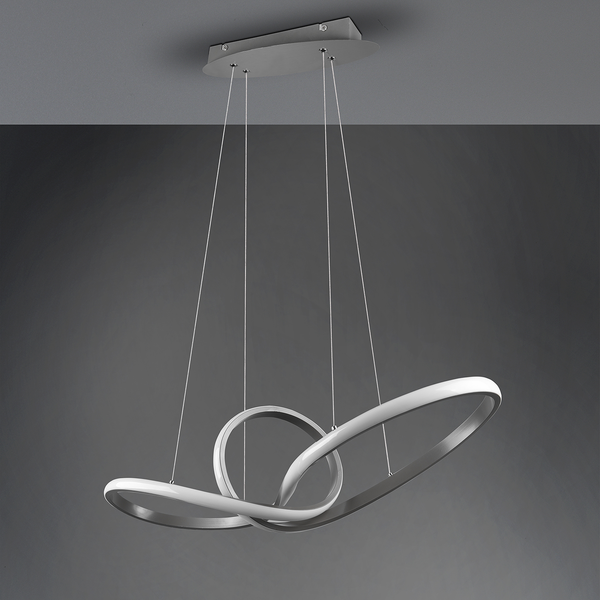 LED-Pendelleuchte Sansa I - Polyacryl / Eisen - 1-flammig