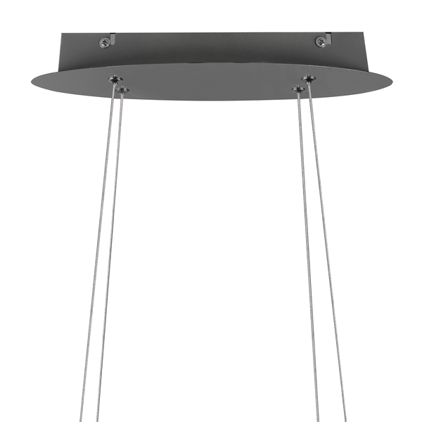 LED-Pendelleuchte Sansa I - Polyacryl / Eisen - 1-flammig