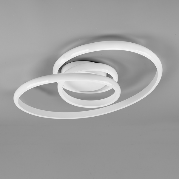 LED-Deckenleuchte Sansa II - Polyacryl / Eisen - 1-flammig
