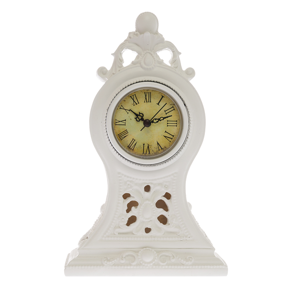 Standuhr Tinka - Quarz - Weiß