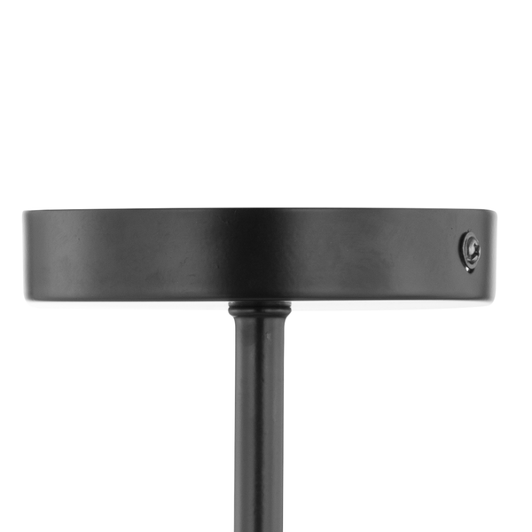 Deckenleuchte KJUL 3-flammig - Metall Schwarz / Opalglas Weiß