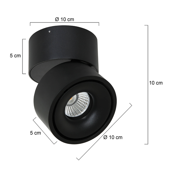 LED-Deckenleuchte Fez - Eisen - Flammenanzahl: 1