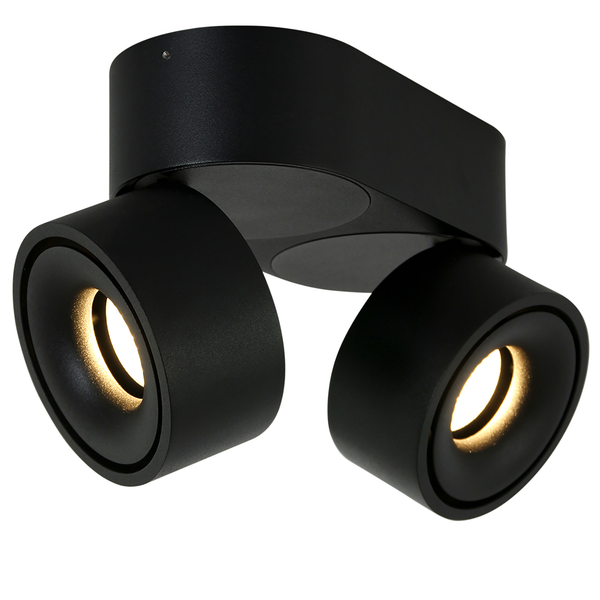 LED-Deckenleuchte Fez - Eisen - Flammenanzahl: 2