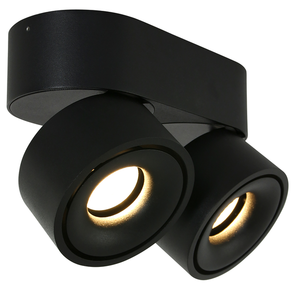 LED-Deckenleuchte Fez - Eisen - Flammenanzahl: 2