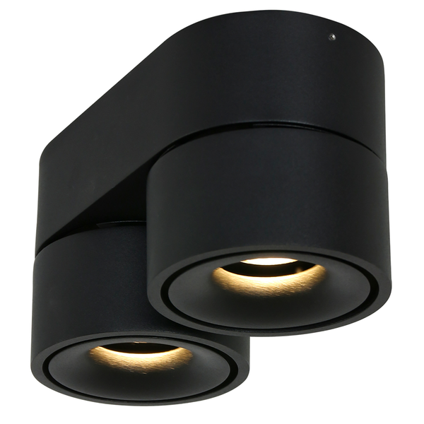 LED-Deckenleuchte Fez - Eisen - Flammenanzahl: 2