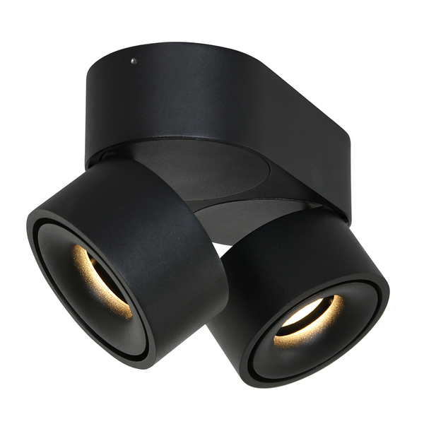 LED-Deckenleuchte Fez - Eisen - Flammenanzahl: 2