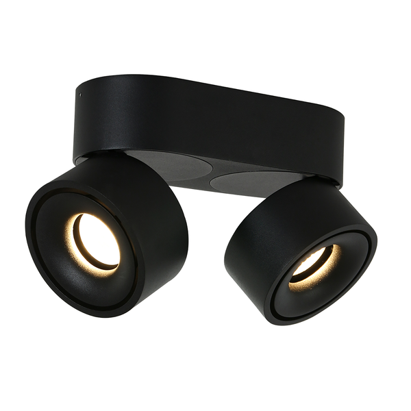 LED-Deckenleuchte Fez - Eisen - Flammenanzahl: 2