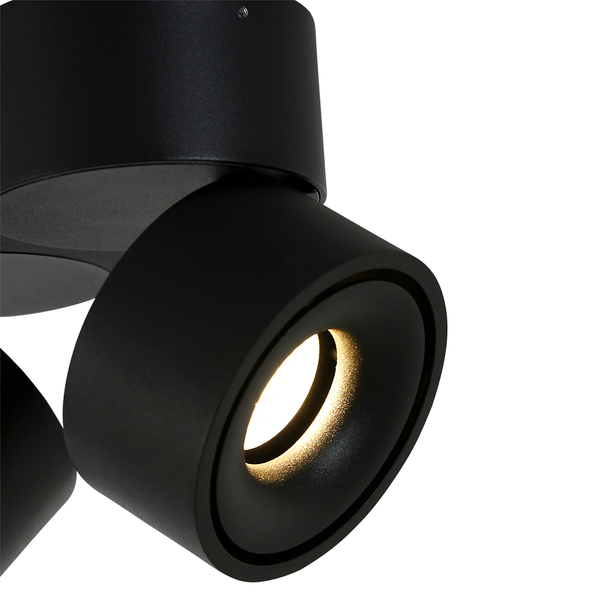 LED-Deckenleuchte Fez - Eisen - Flammenanzahl: 2