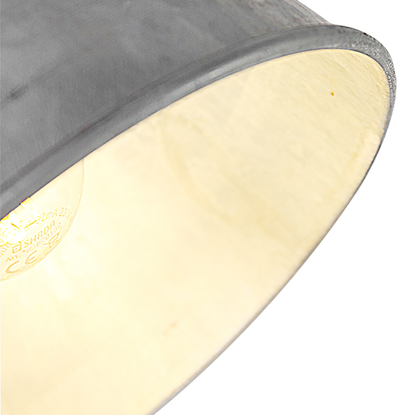 Deckenleuchte Gearwood V - Eisen / Eiche teilmassiv - 4-flammig