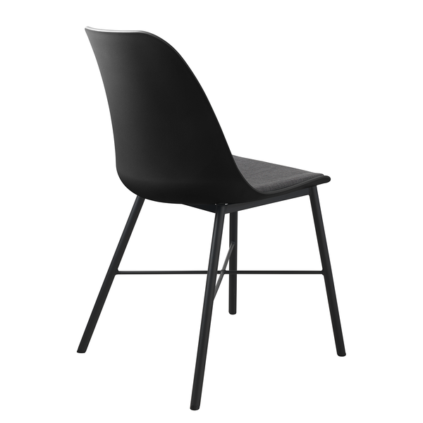 Esszimmerstuhl Feda (2er-Set) - Schwarz
