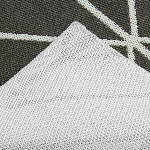 In-/Outdoorteppich M2K - Kunstfaser - Elfenbein / Grau - 80 x 150 cm