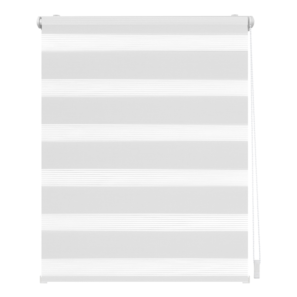 Duo-Rollo Klemmfix II - Polyester - Weiß - 45 x 150 cm