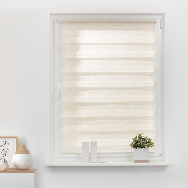 Duo-Rollo Klemmfix II - Polyester - Beige - 45 x 150 cm