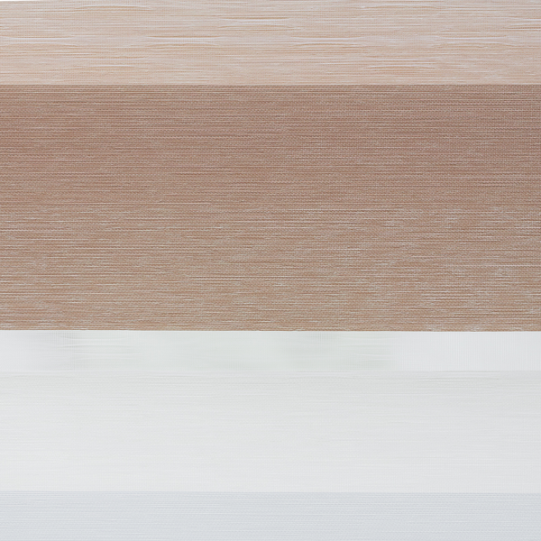 Duo-Rollo Klemmfix III - Polyester - Beige / Weiß - 100 x 150 cm