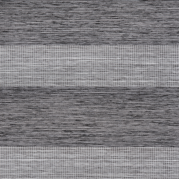 Klemmfix Duo Rollo meliert - Polyester - Grau - 100 x 150 cm