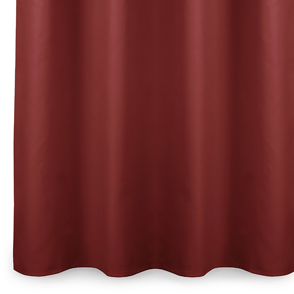 Vorhang mit Kräuselband Blackout I - Polyester - Dunkelrot