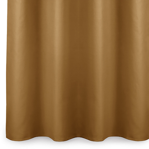 Vorhang mit Kräuselband Blackout I - Polyester - Senfgelb