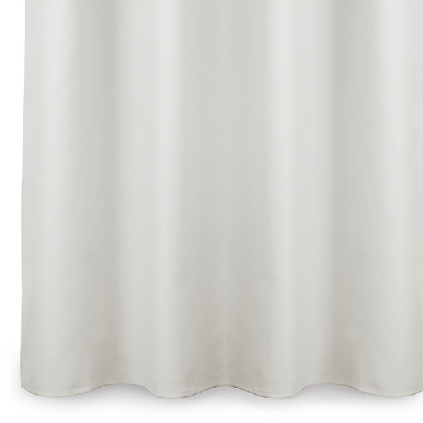 Vorhang mit Kräuselband Blackout I - Polyester - Weiß