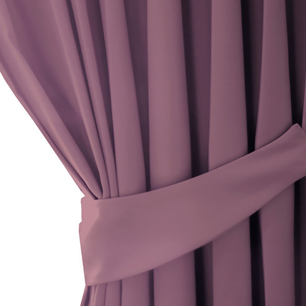 Ösenvorhang Blackout I - Polyester - Pink - 140 x 270 cm