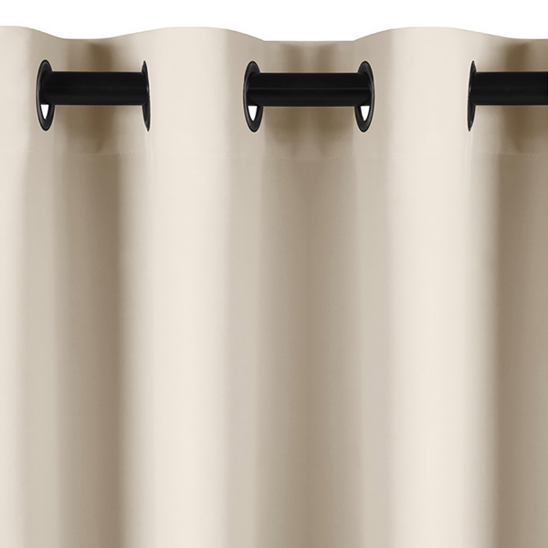 Ösenvorhang Blackout I - Polyester - Creme - 140 x 270 cm