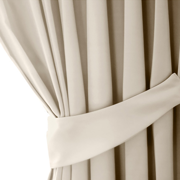 Ösenvorhang Blackout I - Polyester - Creme - 140 x 270 cm