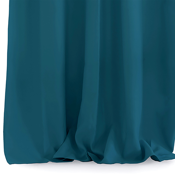 Vorhang mit Kräuselband Blackout II - Polyester - Blau