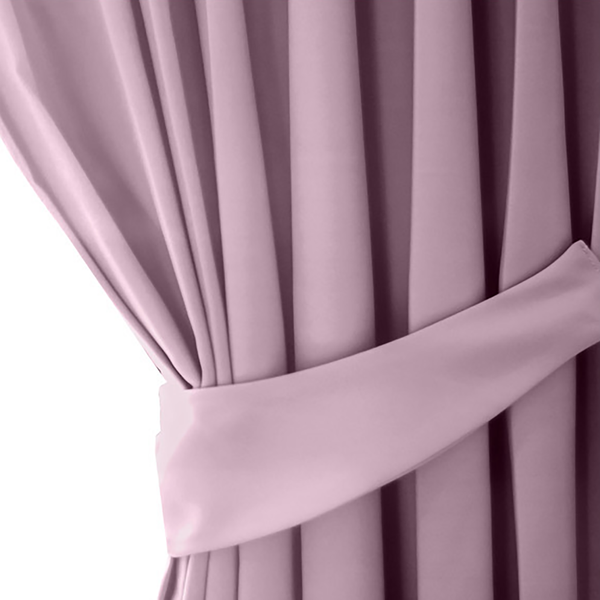 Ösenvorhang Blackout I - Polyester - Rosa - 140 x 175 cm