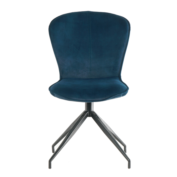 Polsterstuhl Yves (2er-Set) - Meerblau