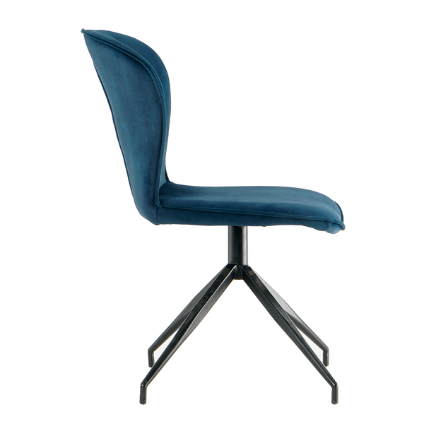 Polsterstuhl Yves (2er-Set) - Meerblau