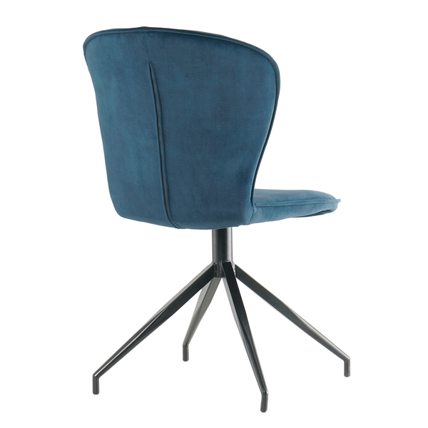 Polsterstuhl Yves (2er-Set) - Meerblau