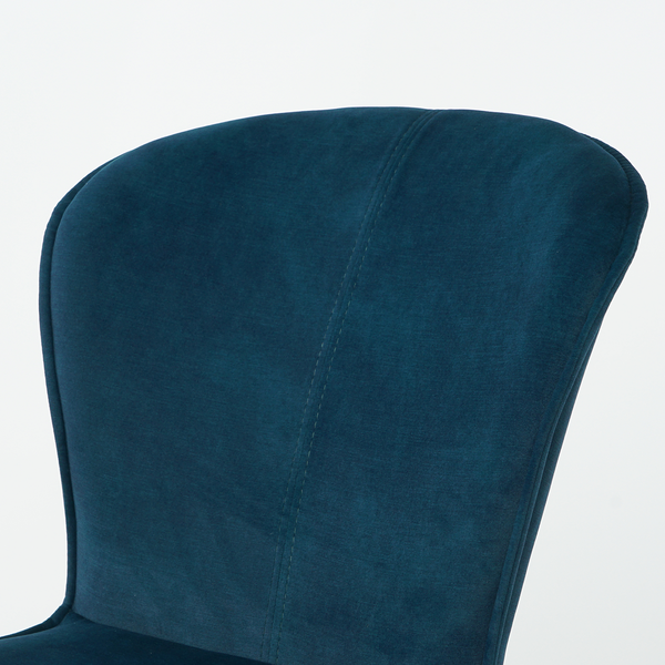 Polsterstuhl Yves (2er-Set) - Meerblau