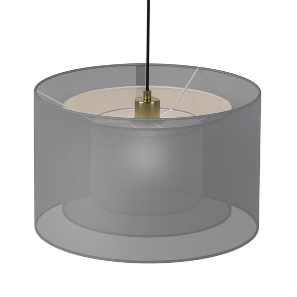 Pendelleuchte Allora I - Satin / Eisen - 1-flammig