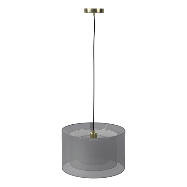 Pendelleuchte Allora I - Satin / Eisen - 1-flammig