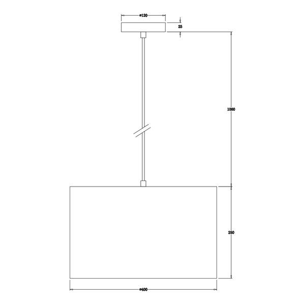 Pendelleuchte Allora I - Satin / Eisen - 1-flammig