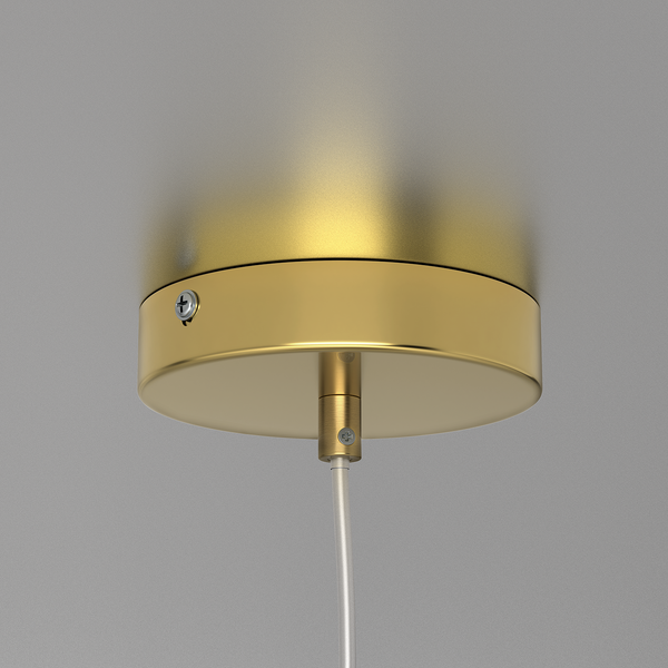 Pendelleuchte Alivio - Samt / Eisen - 1-flammig - Rosa
