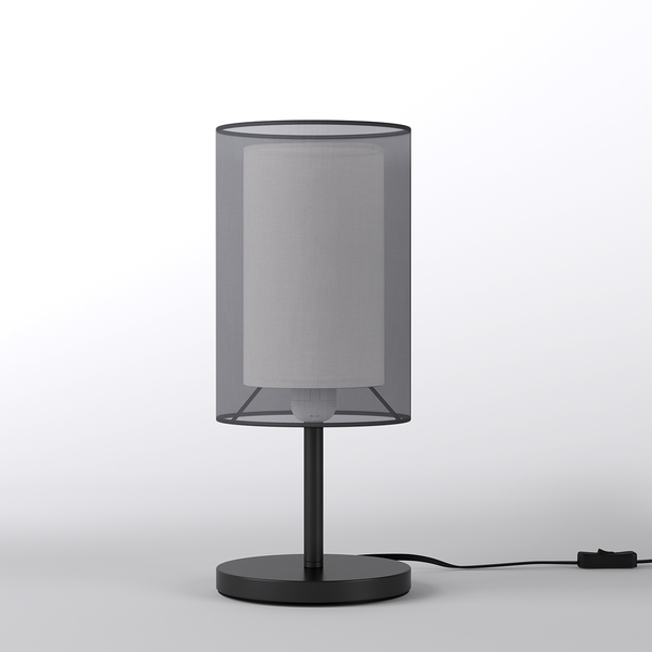 Tischleuchte Allora - Satin / Eisen - 1-flammig