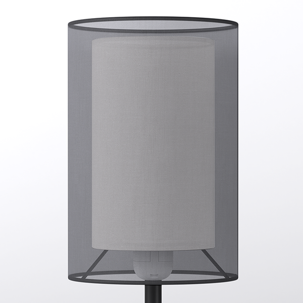 Tischleuchte Allora - Satin / Eisen - 1-flammig