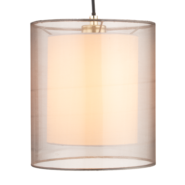 Pendelleuchte Allora II - Satin / Eisen - 1-flammig
